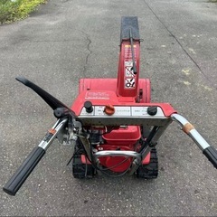 新潟ホンダ 除雪機HS655 雪丸 5馬力 セル リコイル式 動作確認済みの画像