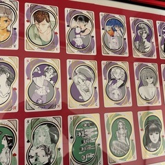 ハンターハンターなど額入りトランプ冨樫義博展 の画像