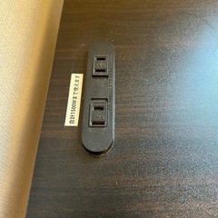 【美品】【YAMAZEN】折りたたみデスク2口コンセント付き 幅80 奥行40 高さ70  在宅勤務 リモートワーク　取扱説明書有の画像