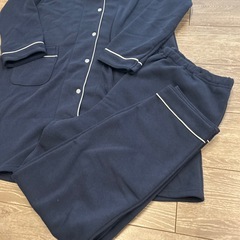 マタニティ　ルームウェア　パジャマ　前空き　ボタン　裏起毛　冬　妊婦服の画像