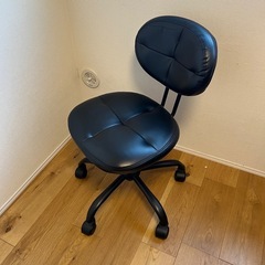 【美品】【ニトリ】ワークチェア デスクチェア 回転チェア　ブラック 高さ調整付き  在宅勤務 リモートワークの画像