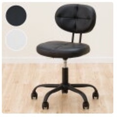 【美品】【ニトリ】ワークチェア デスクチェア 回転チェア　ブラック 高さ調整付き  在宅勤務 リモートワークの画像