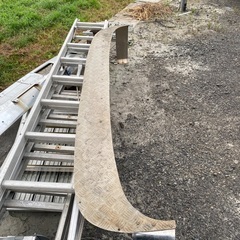 メッキバンパー　前出しアルミ縞板の画像