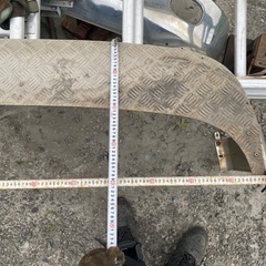 メッキバンパー　前出しアルミ縞板の画像