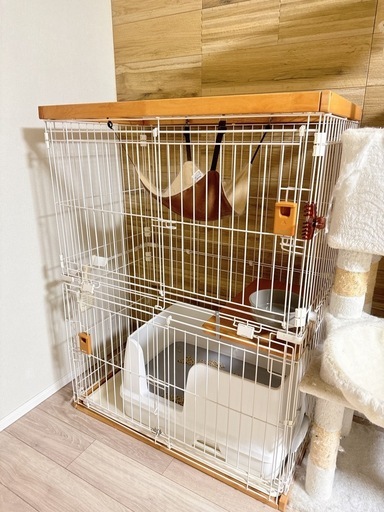 リッチェル 猫ケージ キャットサークル 開閉式 Richell