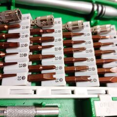精密ドライバーセット　フレキシブルアーム欠品　刃先つぶれ無の画像