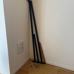 【美品】【山崎実業(Yamazaki)】スリム コートハンガー ブラック 約W38.5×D42×H160cm タワー tower ハンガーラック コートかけの画像