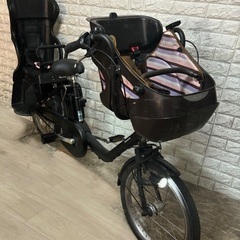 美品🌈大容量8🌸室内保管🌼パナソニック ギュット　🌼子供乗せ電動自転車bk22の画像