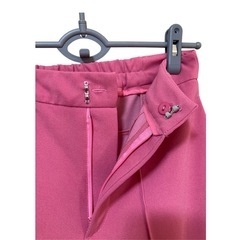 【新品タグなし】GRL グレイル センターピンタック フレアパンツ ピンク Ｌの画像