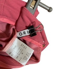 【新品タグなし】GRL グレイル センターピンタック フレアパンツ ピンク Ｌの画像