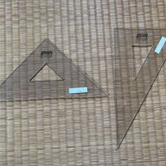 KIKUICHI 高級 製図用三角定規 呼び寸法24cm ビニール製の画像