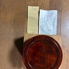 岡谷塗漆器の菓子器の画像