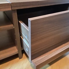 値下げ！超美品 使用期間短いです！本日16時までの引渡し限定 テレビボード 説明文を必ず読んの画像