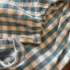 70 ロンパース　グリーンチェックの画像