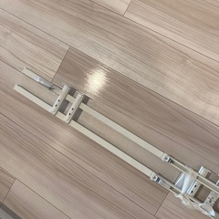 白カーテルレール　ほぼ新品　2本の画像