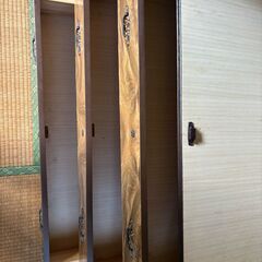 アンティーク調 木製ワードローブ クローゼット 洋服タンス 収納家具の画像