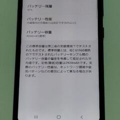 ギャラクシーA20 SCV46 SIMフリー　黒色の画像