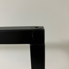 KANADEMONO W120 シンプル アイアン ハンガーラック BLACKの画像