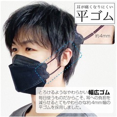 【引き取り限定】立体マスク　灰色　60枚　の画像