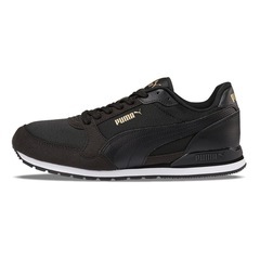 PUMA STランナー ブラックゴールド 22.5cmの画像