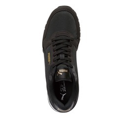 PUMA STランナー ブラックゴールド 22.5cmの画像