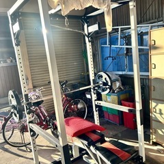 アイロテック　パワーラック　筋トレの画像