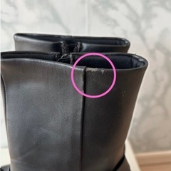 LANDA  ランダ　ブラック　レザー　ショートブーツの画像