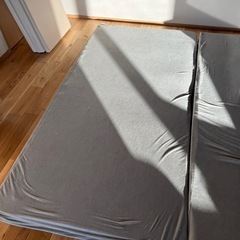 低反発マットレス 8cm シングル　パイルカバー付きの画像