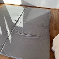 低反発マットレス 8cm シングル　パイルカバー付きの画像