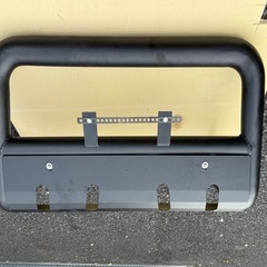 ダイハツ ハイゼット S500系 パイプ バンパー ガード マット ブラック の画像