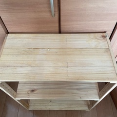 IKEA 木の棚の画像