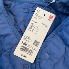 【新品未使用タグ付き】ユニクロジャケット120cmの画像
