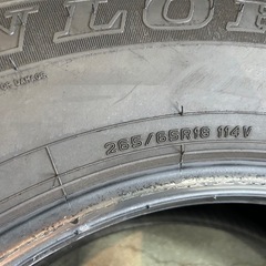 265/65R18  ４本セット  ダンロップ グラントレックAT23   溝6ミリ  年式   2023年製26週×4本の画像