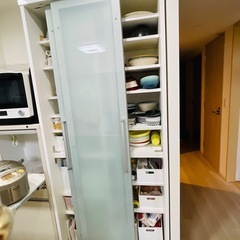 食器棚　ハイタイプスライド式の画像
