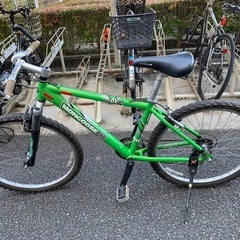 21段ギア付き自転車の画像