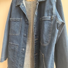 ワークマン　ウォーミーデニムカバーオール　の画像