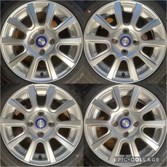 スタッドレス☃️165/70-14 100×4 ウインターマックス ダンロップ　21年製の画像