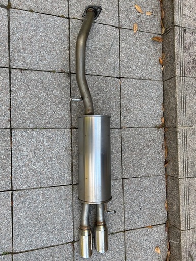 プリウス30 ZVW30 後期 MODELLISTA モデリスタ 2本出し マフラー リアピース