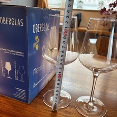 高級ワイングラス [OBERGLAS] precious 2点セットドイツ製赤ワイン用の画像