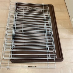ペットゲージ　小型犬　使用感強め　無料の画像