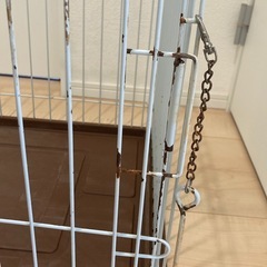 ペットゲージ　小型犬　使用感強め　無料の画像