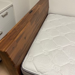 美品⭐︎ダブルベッドセットの画像