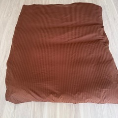 西川 高級セミダブル羽毛掛け布団 （EC907-P）＋ニトリセミダブル掛け布団＋カバー（ホテルスタイル）の画像