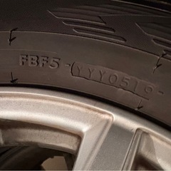 スタッドレスタイヤ　YOKOHAMA ice  guard アルミホイール付2020年製造　225/65/17 RAV4.ハリアー.エクストレイルの画像