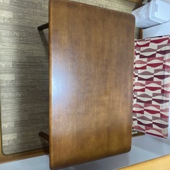 天然木　ダイニングテーブル　 ベンチ椅子2セット　　DIY材料に。の画像