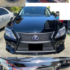 レクサス　LS600H ハイブリッド車　車検付き　黒革シート　サンルーフ　の画像