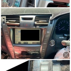 レクサス　LS600H ハイブリッド車　車検付き　黒革シート　サンルーフ　の画像