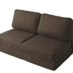 ソファベッド　ブラウン　※クッションなしの画像