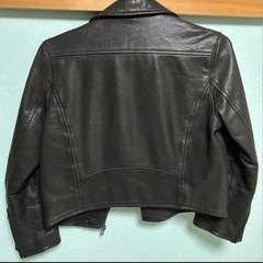 定価53900円　完売品　ステュディオス　レザージャケット　黒 ライダースジャケット　Mの画像