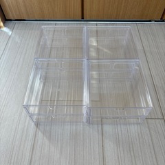 【11月末までの掲載】ダイソー　アクセサリー　収納2段ケース　4セットの画像